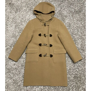 Ralph Lauren Men’s M Hooded Toggle Coat Beige Wool ITALY